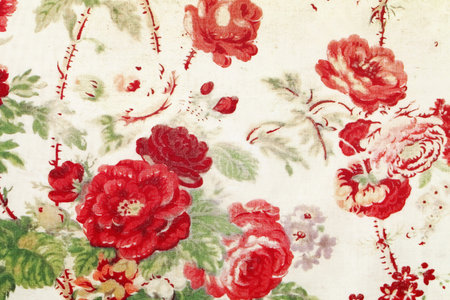 Close up of flower pattern paperの写真素材