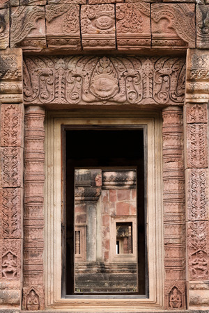 asian remains of a buildingの写真素材