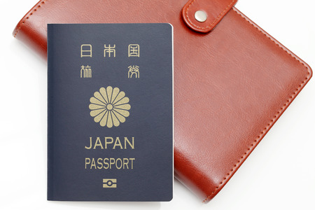 Japanese passportの写真素材