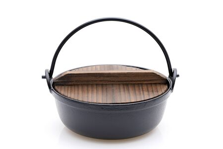Japanese tableware, iron nabe for hot cookingの写真素材