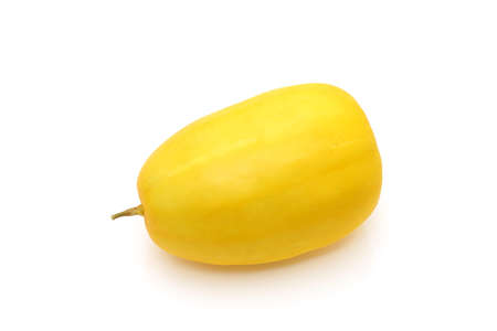 Oriental yellow melon isolated on white backgroundの写真素材