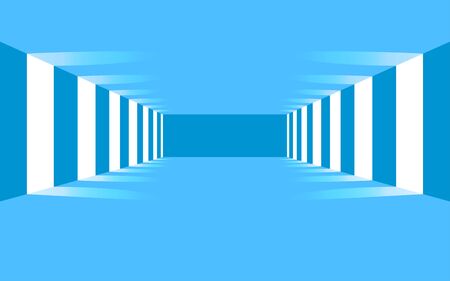 blue studio room backgroundのイラスト素材