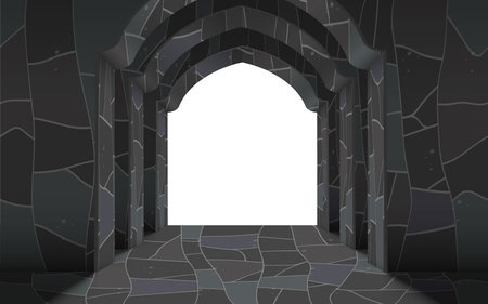 marble door facade in the marble roomのイラスト素材