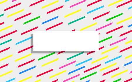 white tag on the colorful texture backgroundのイラスト素材