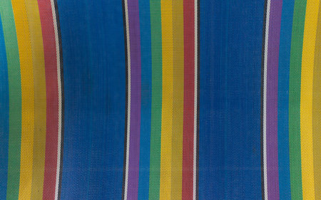 rainbow texture on canvasの写真素材