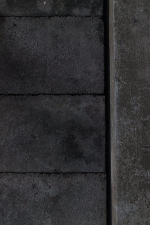 Brick footpath