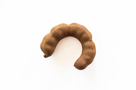 Tamarind on isolated backgroundの写真素材