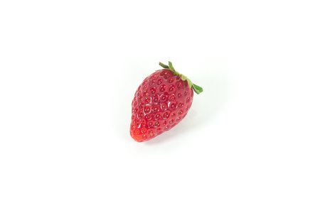 Strawberry isolated on white background (fruit)の写真素材