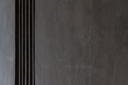 Grey textured wallの写真素材