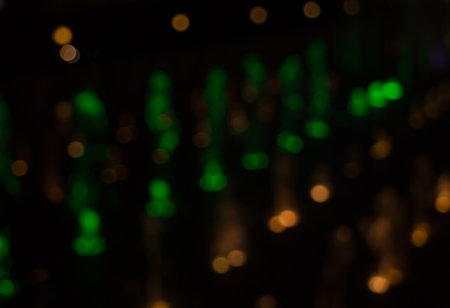 Lights out of focus lens blur lights city lightの写真素材