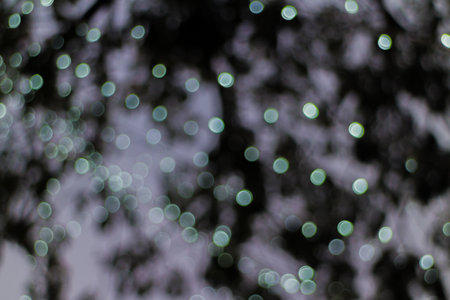 Lights out of focus lens blur lights city lightの写真素材