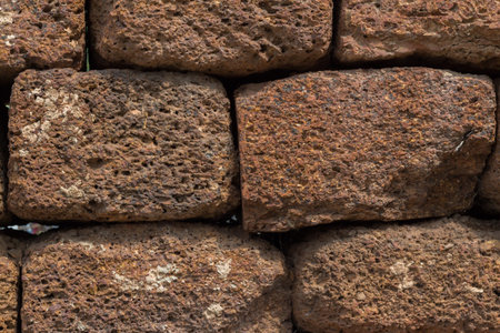 Acient brick wall. Grunge brick wall background.