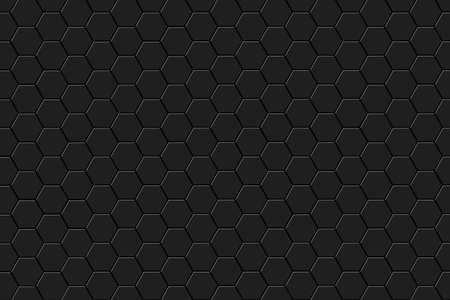 Abstract background with hexagons. Hi-tech digital technology concept abstract background. Abstract illustration.の写真素材
