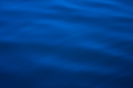 Blue color abstract background of liquid wave based on water waveの写真素材