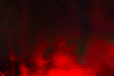 Abstract background of  blur red lighting during raining
