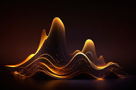 abstract, futuristic, background, gold, pink, blue, glowing, neon, moving, high speed, wave lines, bokeh lights, data transfer, concept, fantastic, wallpaper, design, technology, digital, motion, dynamic, energy, vibrant, colorful, modern, cyber, space, sci-fi, hi-tech, innovation, flowing, streaming, electronic, future, fantasy, illumination, glitter, sparkle, shiny, luxury, luminous, shimmering, illuminated, luxurious, elegant, creative, artistic, fancy, stylish,Ai Generativeの素材