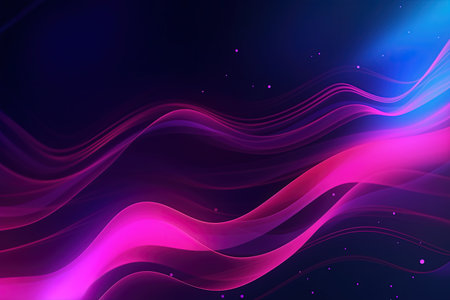 abstract futuristic background with gold PINK blue glowing neon moving high speed wave lines and bokeh lights. Data transfer concept Fantastic wallpaper, Ai Generativeの素材