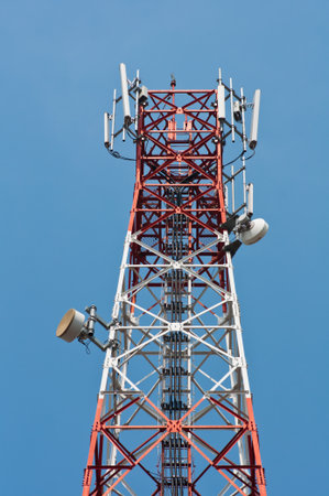 Antenna with the blue sky   の写真素材
