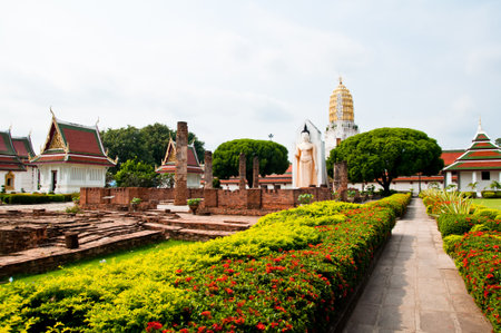 Wat Phar Sri Rattana Mahathat  Temple, Phitsanulok - North of Thailandの写真素材