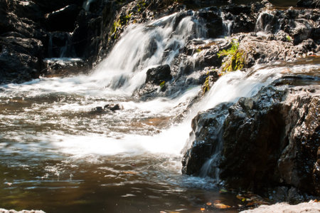 The famous waterfall in Kamphaeng Phet province  