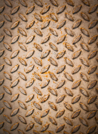Old diamond metal background の写真素材