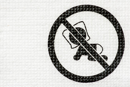 Not child symbol の写真素材