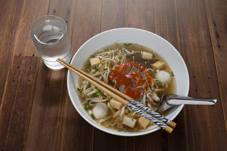 Thai vermicelli noodlesの写真素材