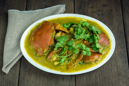 Crab Fried Curry Powderの写真素材