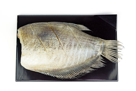 Fish are cleaned and trimmed head and ready to cook.の写真素材