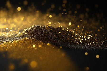 Gold glitter backgroundの素材