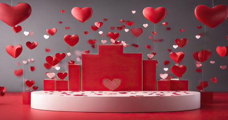 Close up of young couple toasting with glasses of red wine at restaurant00の素材