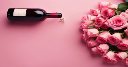 Close up of young couple toasting with glasses of red wine at restaurant85の素材