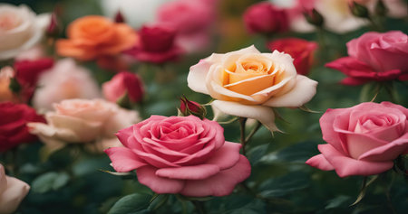 Beauty portrait of African American girl with afro hair. Beautiful black woman. A Womans face decorated with decorative hearts. Valentines day photo057の素材