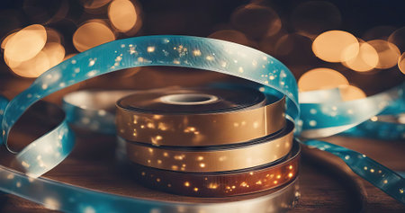 Beauty portrait of African American girl with afro hair. Beautiful black woman. A Womans face decorated with decorative hearts. Valentines day photo362の素材
