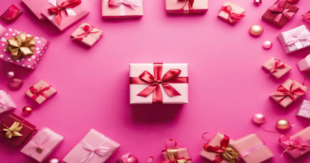 Beauty portrait of African American girl with afro hair. Beautiful black woman. A Womans face decorated with decorative hearts. Valentines day photo478の素材