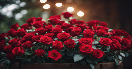 Beauty portrait of African American girl with afro hair. Beautiful black woman. A Womans face decorated with decorative hearts. Valentines day photo520の素材