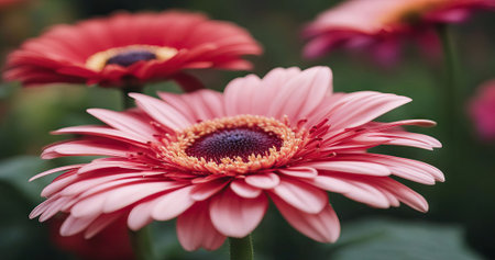 Beauty portrait of African American girl with afro hair. Beautiful black woman. A Womans face decorated with decorative hearts. Valentines day photo529の素材