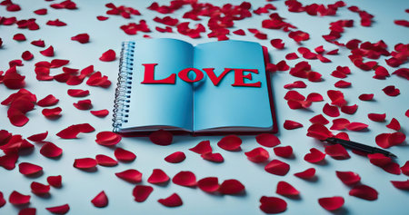 Beauty portrait of African American girl with afro hair. Beautiful black woman. A Womans face decorated with decorative hearts. Valentines day photo548の素材