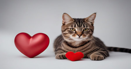 Beauty portrait of African American girl with afro hair. Beautiful black woman. A Womans face decorated with decorative hearts. Valentines day photo681の素材