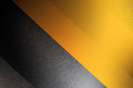 bright abstract yellow orange brown gray black background gradient elegant backdrop with design space toned golden silver surface web banner website headerの素材