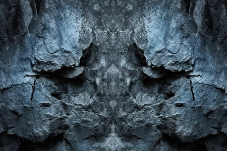 dark gray blue grunge background the texture of the old stone wall rough cracked stone surface black grunge banner with copy spaceの素材