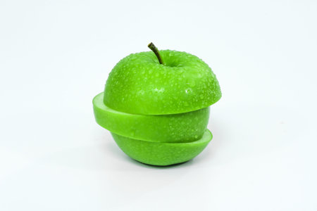 green appleの写真素材