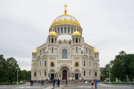 Kronstadt. Naval Cathedral of St. Nicholas. - built the last, the largest of the sea cathedrals of...