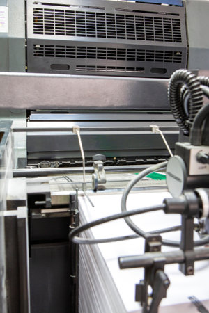 TOLYATTI, RUSSIA, MAY 04, 2007: Printing press in Tolyatti printing house.のeditorial素材