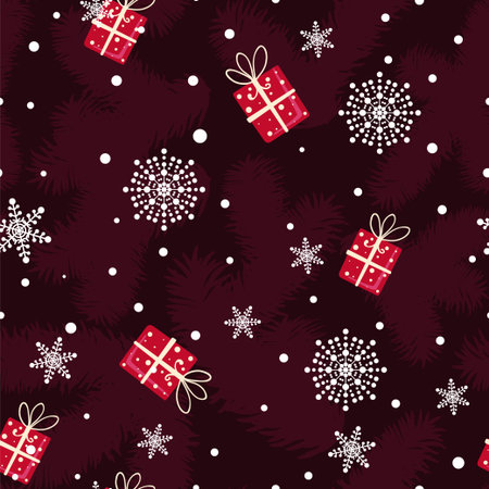 Beautiful Christmas backgroundのイラスト素材