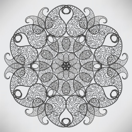 The original circular pattern for your designのイラスト素材