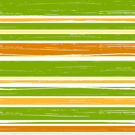 Seamless pattern of horizontal brush strokes. Grungy seamless texture. Vector illustration.のイラスト素材