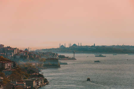 Bosphorus Landscape View of Bridgeの写真素材