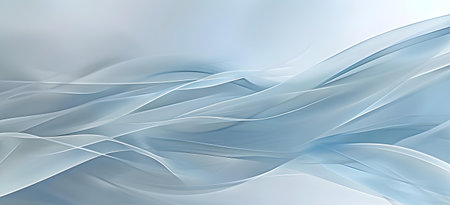 abstract blue background with smooth lines in it, 3d rendering