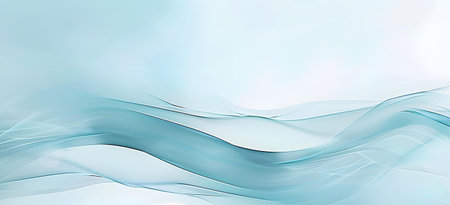 abstract blue background with smooth lines in it, 3d rendering